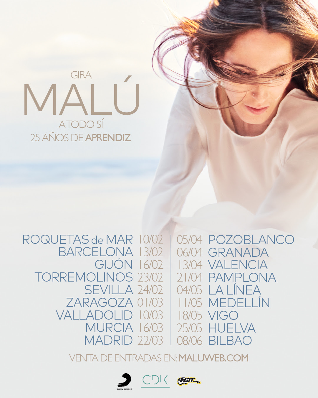 Valladolid le dice «A Todo Sí» a Malú