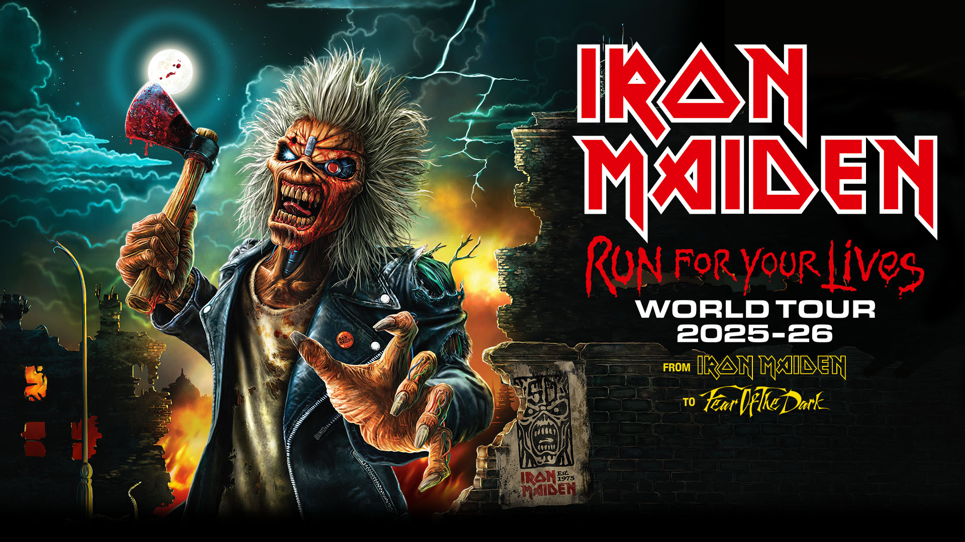 Iron Maiden anuncia gira en 2025 y pasará por Madrid.