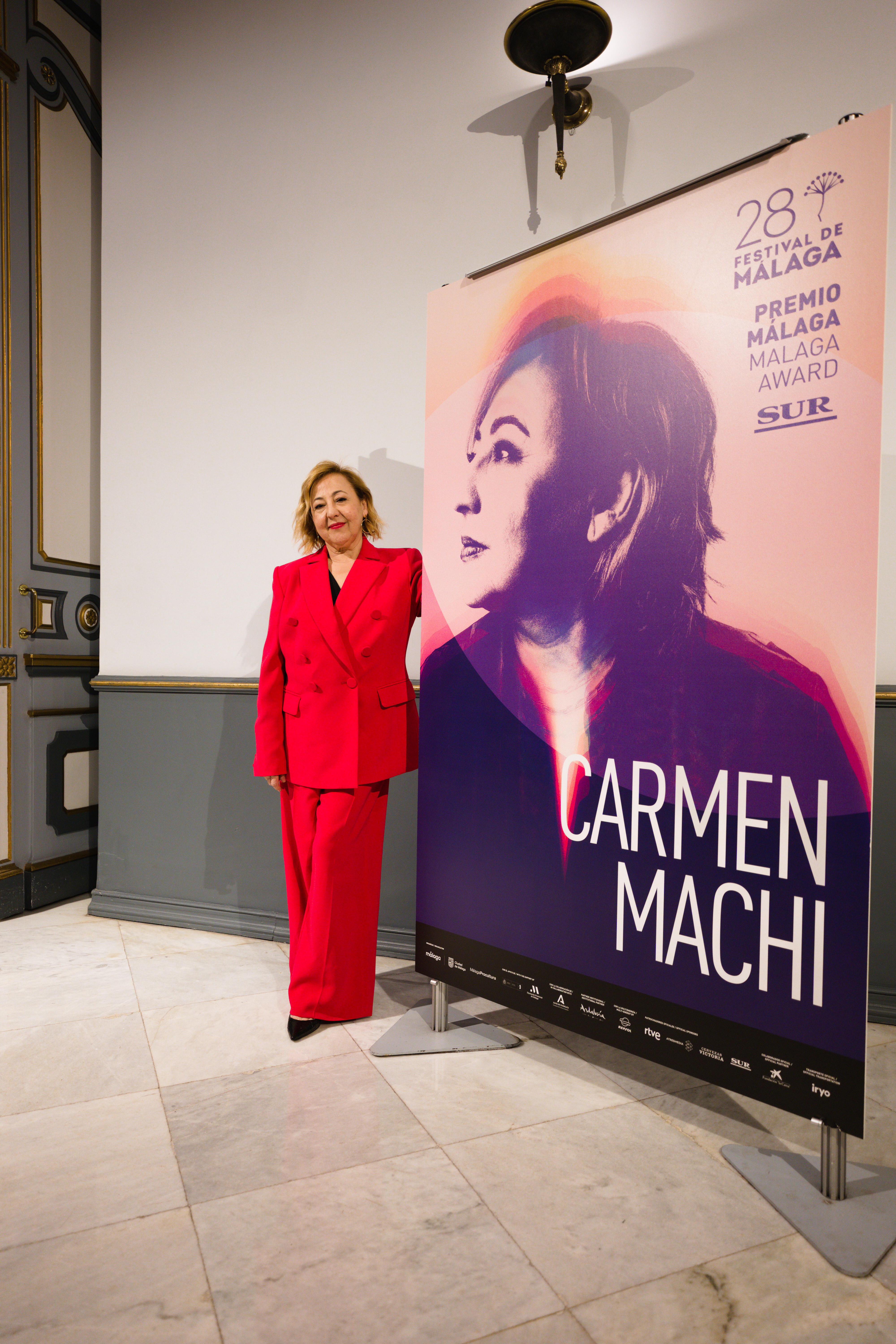 Carmen Machi, homenajeada en el Festival de Málaga: “Esta es la mejor profesión del mundo, puedes vivir mil vidas”
