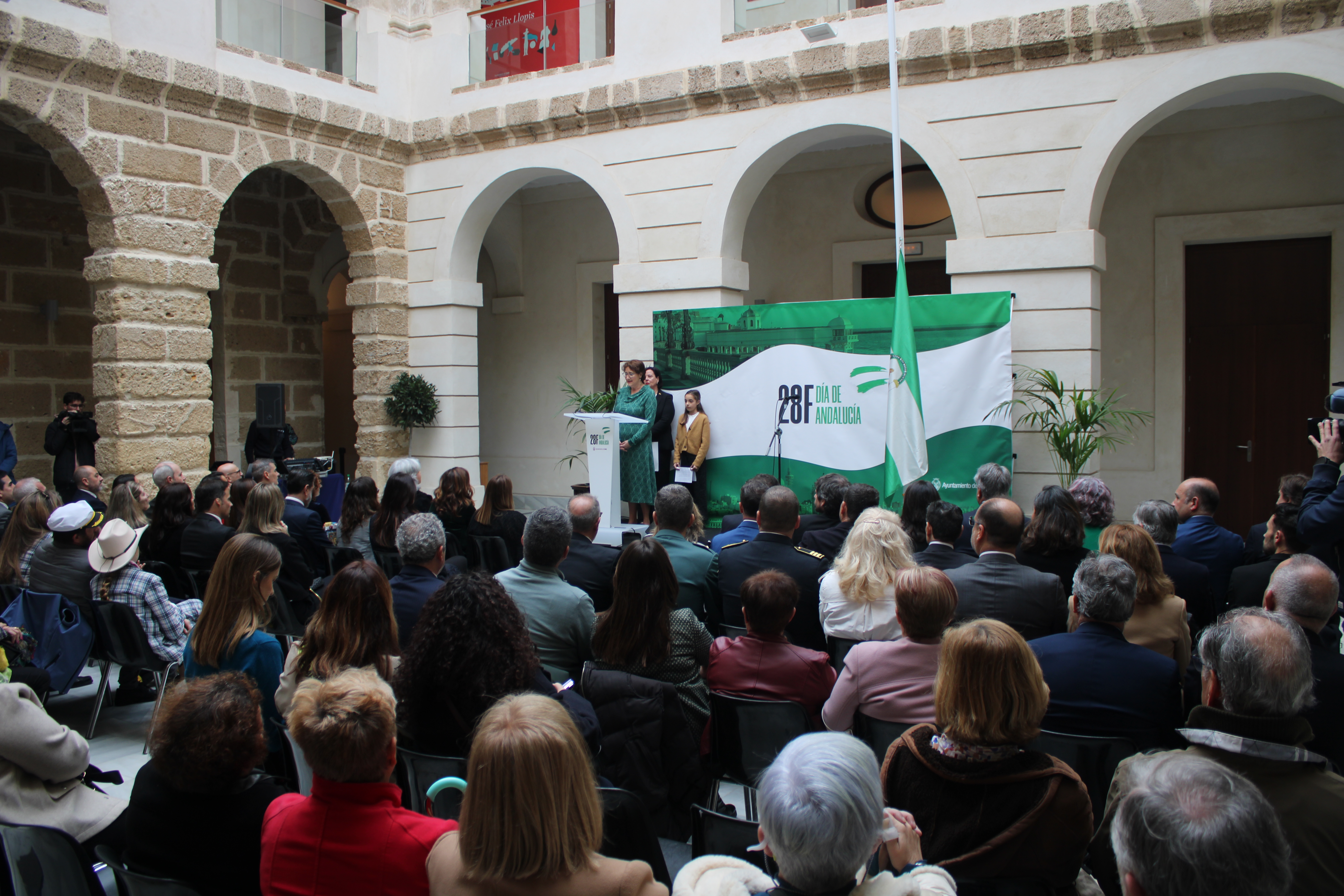 Celebración del Día de Andalucía en Cádiz