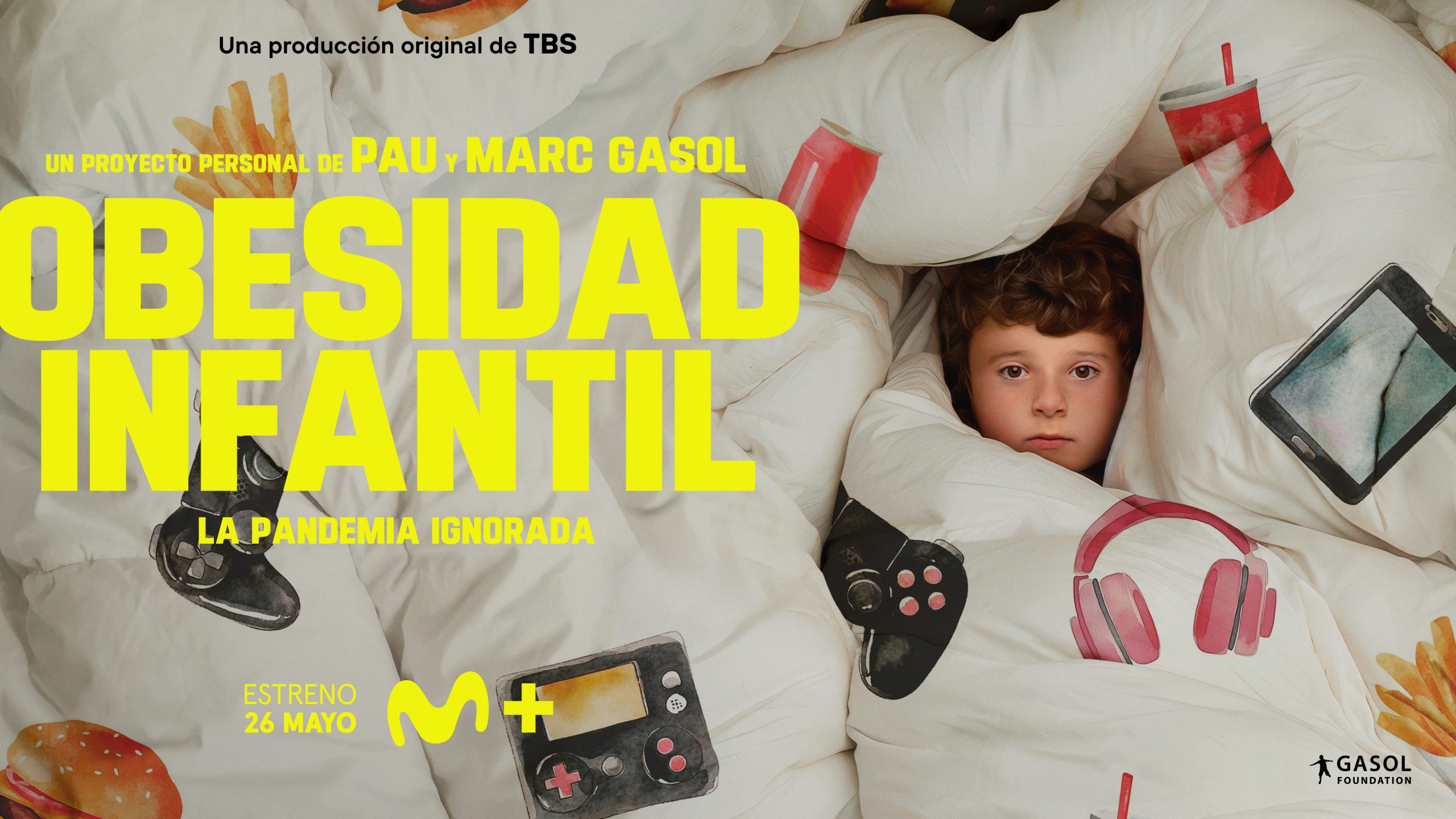 Fundación Gasol y Movistar Plus+ visibilizan la obesidad infantil
