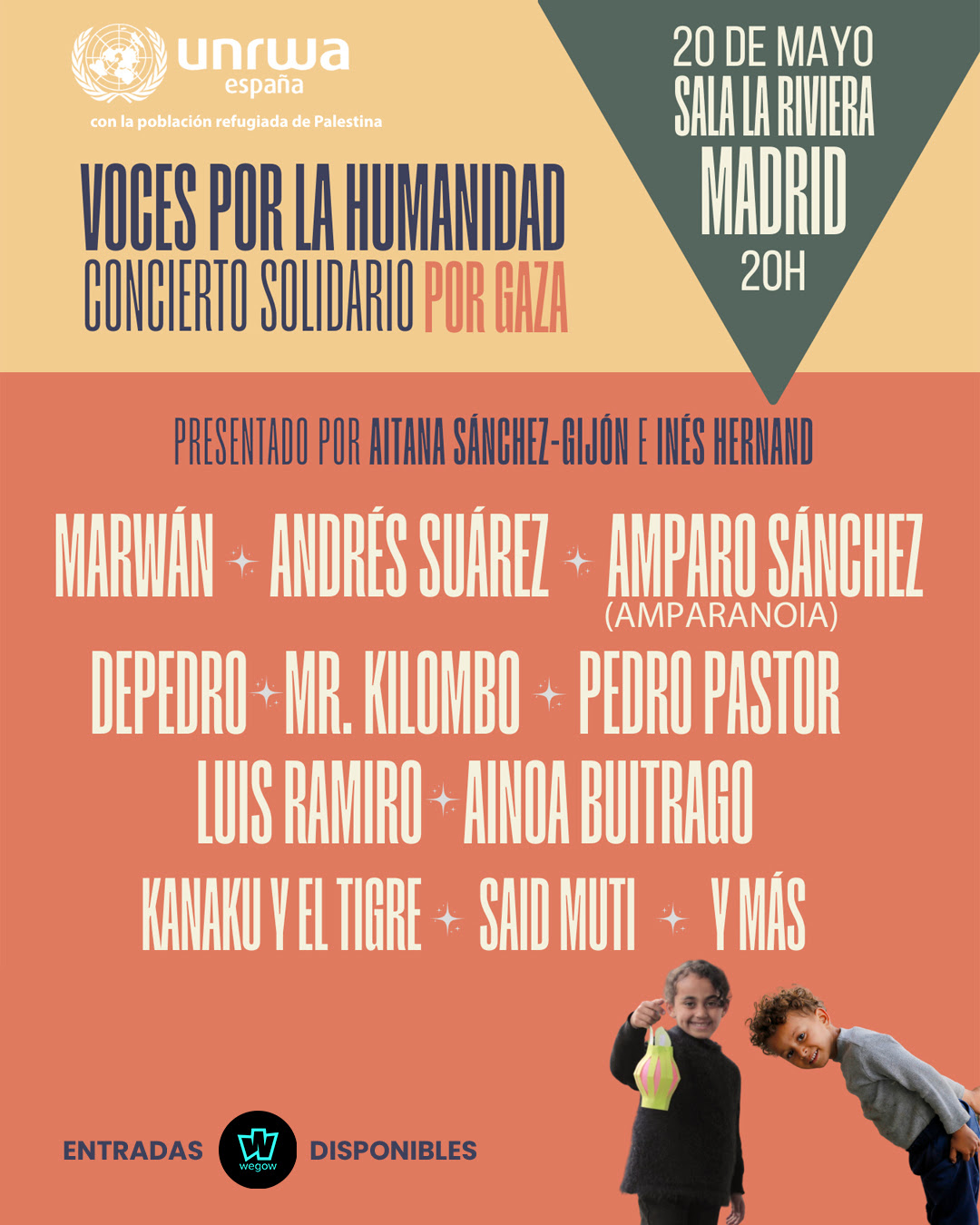 ‘Voces por la Humanidad’: un concierto solidario en Madrid por Gaza
