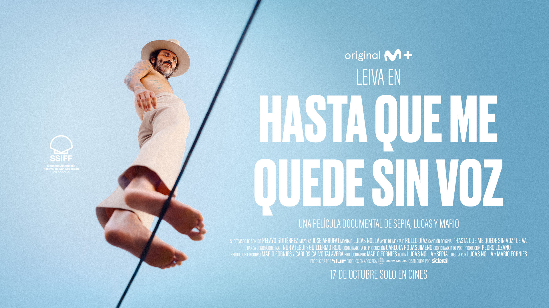 Cartel 'Hasta que me quede sin voz'