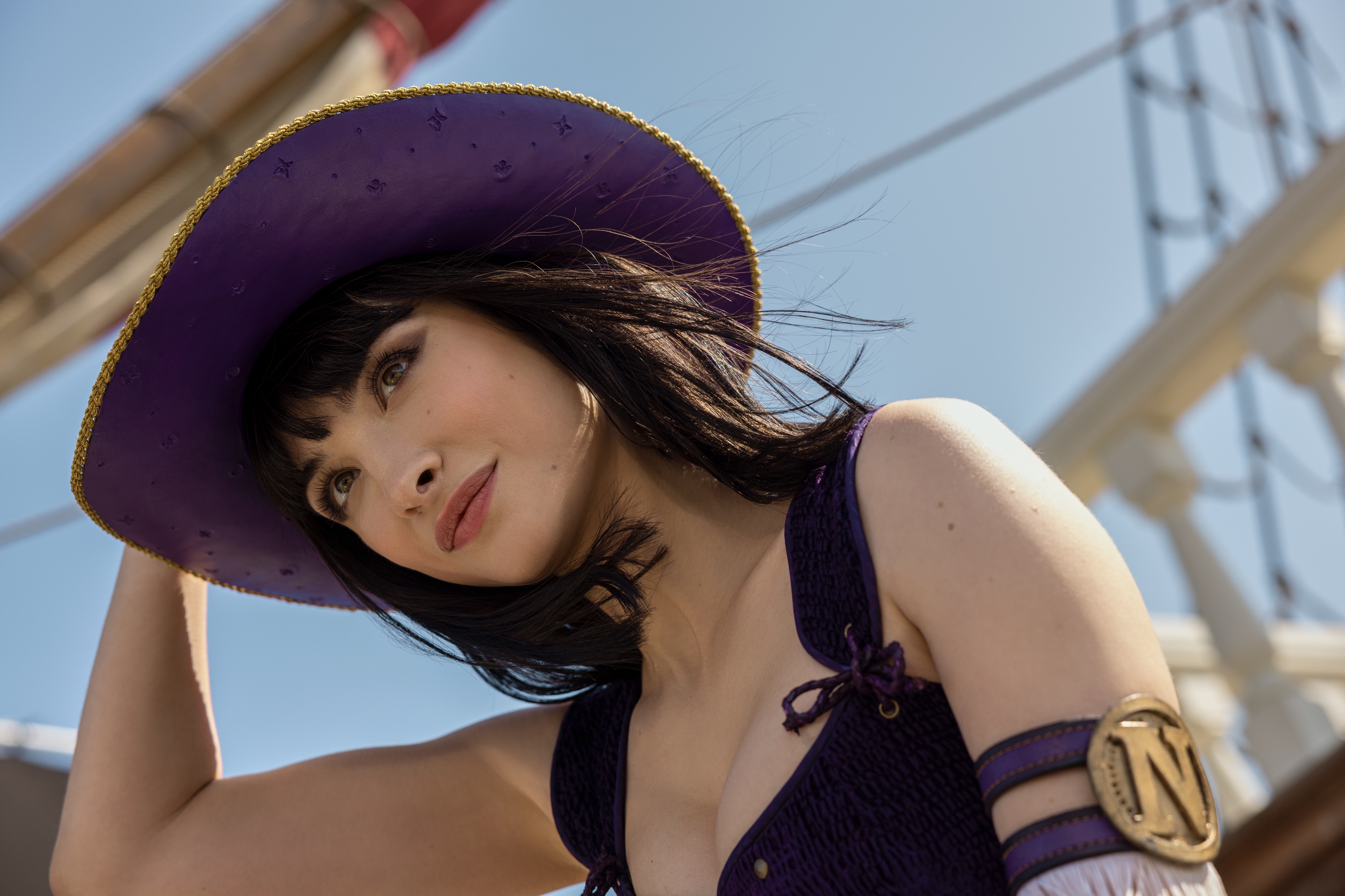 Lera Abova como Nico Robin en la segunda temporada de One Piece de Netflix.